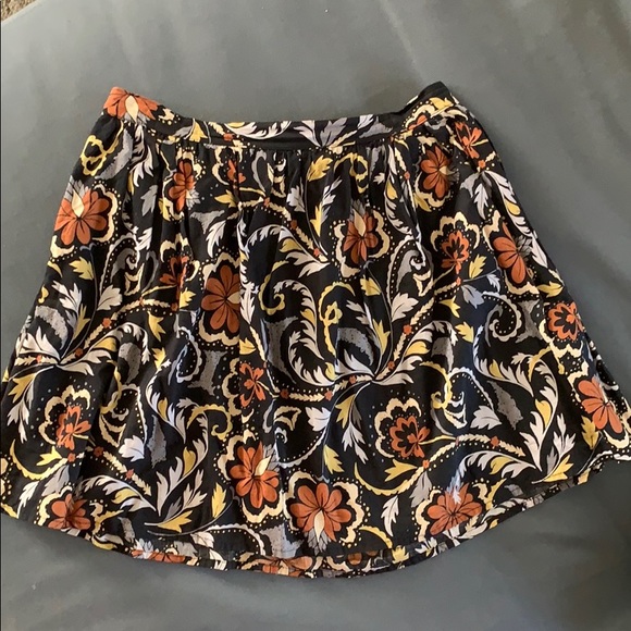 Lily White Dresses & Skirts - Fall Floral Mini Skirt